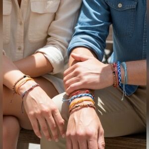 NEW! 3-Piece Braid and Cord Mix Bracelet set